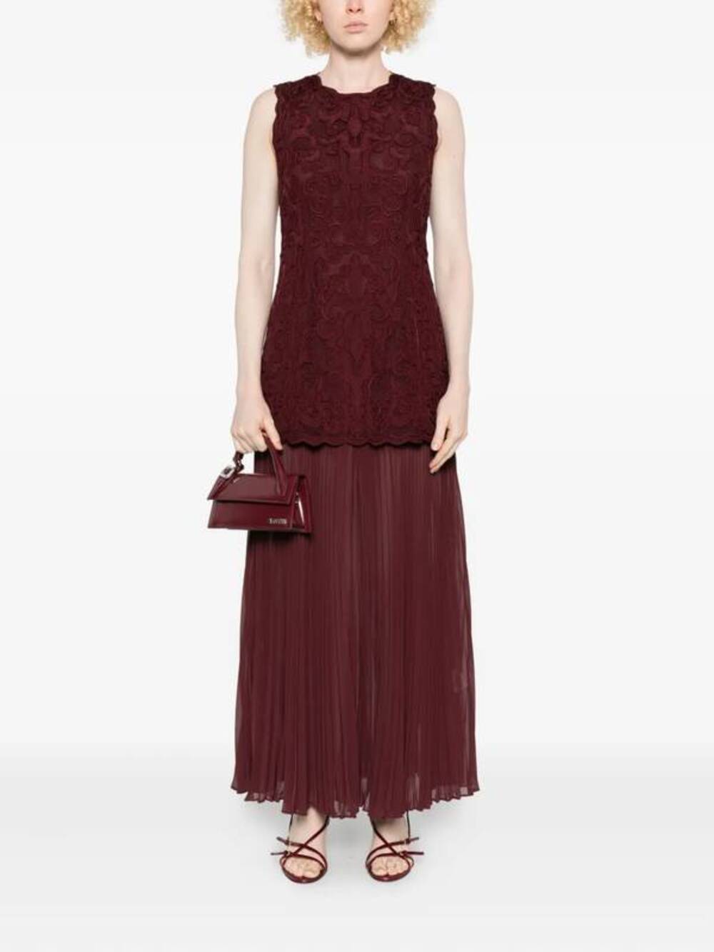 Ulla Johnson Auryn Sleeveless Midi Dress in Mahogany 2